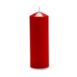 Bougie 20 cm Rouge Cire (4...