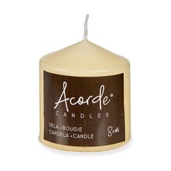 Bougie 8 cm Crème Cire (4...