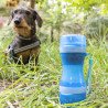 Bouteille avec Distributeur d'Eau et d'Aliments pour Animaux2 en 1 Pettap InnovaGoods