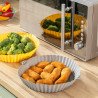 Paniers en Silicone avec Pinceau pour Friteuses à Air Mollicon InnovaGoods 2 Unités