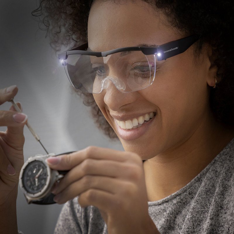 Lunettes Loupe avec LED Glassoint InnovaGoods