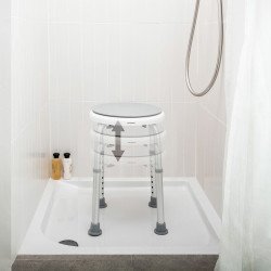 Tabouret de Bain Pivotant et Réglable Roshawer InnovaGoods