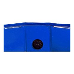 Piscine Démontable Animaux de compagnie Bleu Polyester Plastique (120 x 30 x 120 cm)